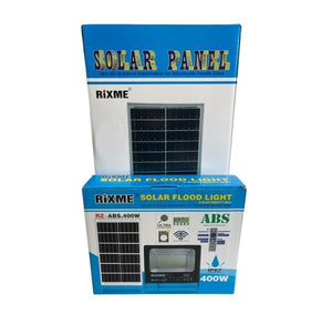 Ηλιακός Προβολέας 397LED 400W Λευκού Φωτισμού IP67 RiXME RZ-400W – Μαύρο