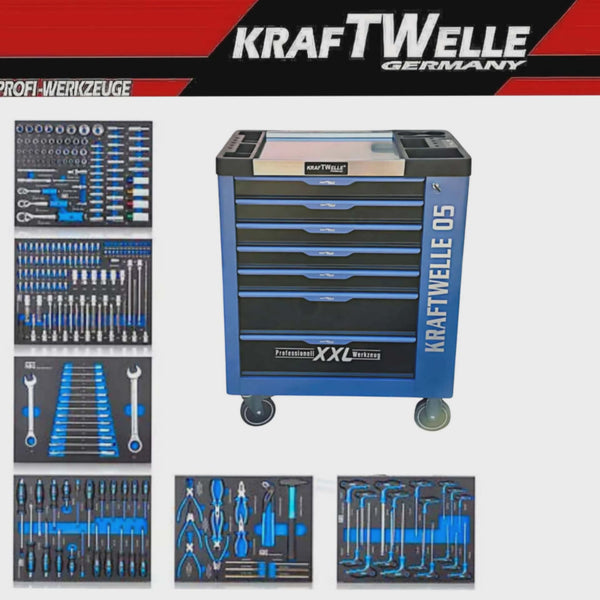 Επαγγελματικός Εργαλειοφόρος KraftWelle XXL 7 Συρταριών
