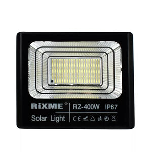 Ηλιακός Προβολέας 397LED 400W Λευκού Φωτισμού IP67 RiXME RZ-400W – Μαύρο